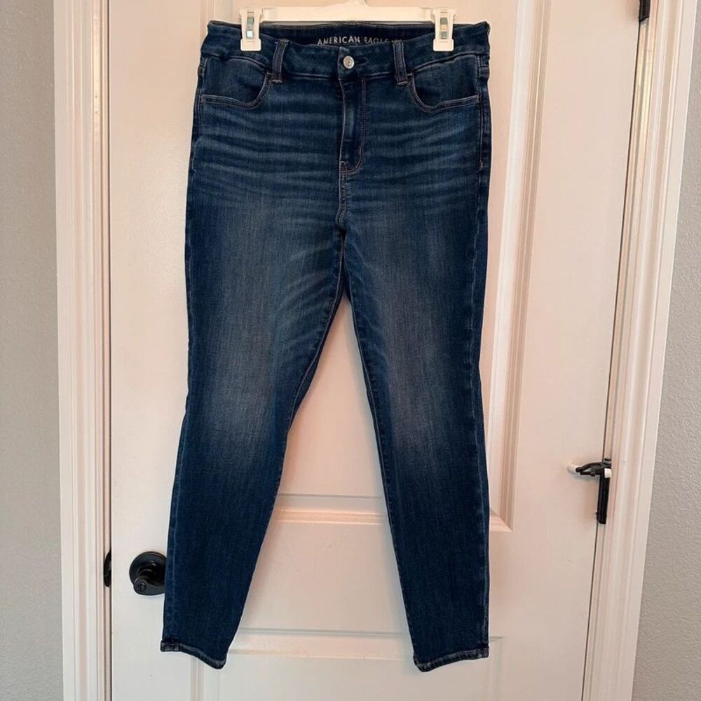 American Eagle medium-dark blue skinny jeans